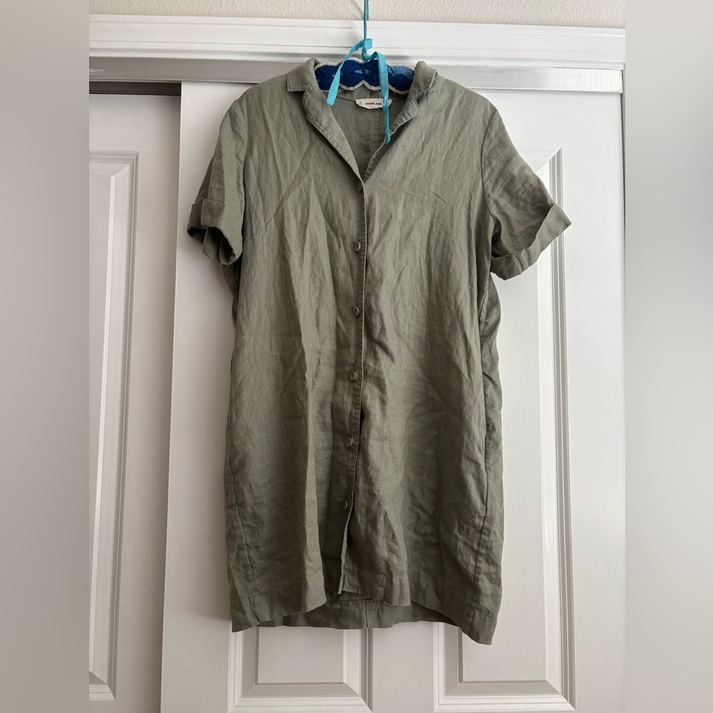 Everlane - Linen Shirt Dress